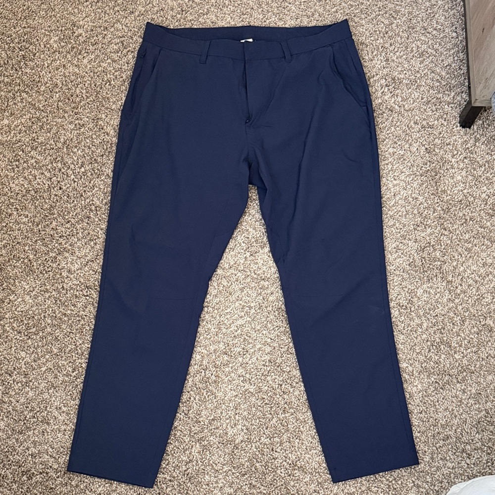 Fabletics Men's The Only Pant Deep Blue Chinos 35x30